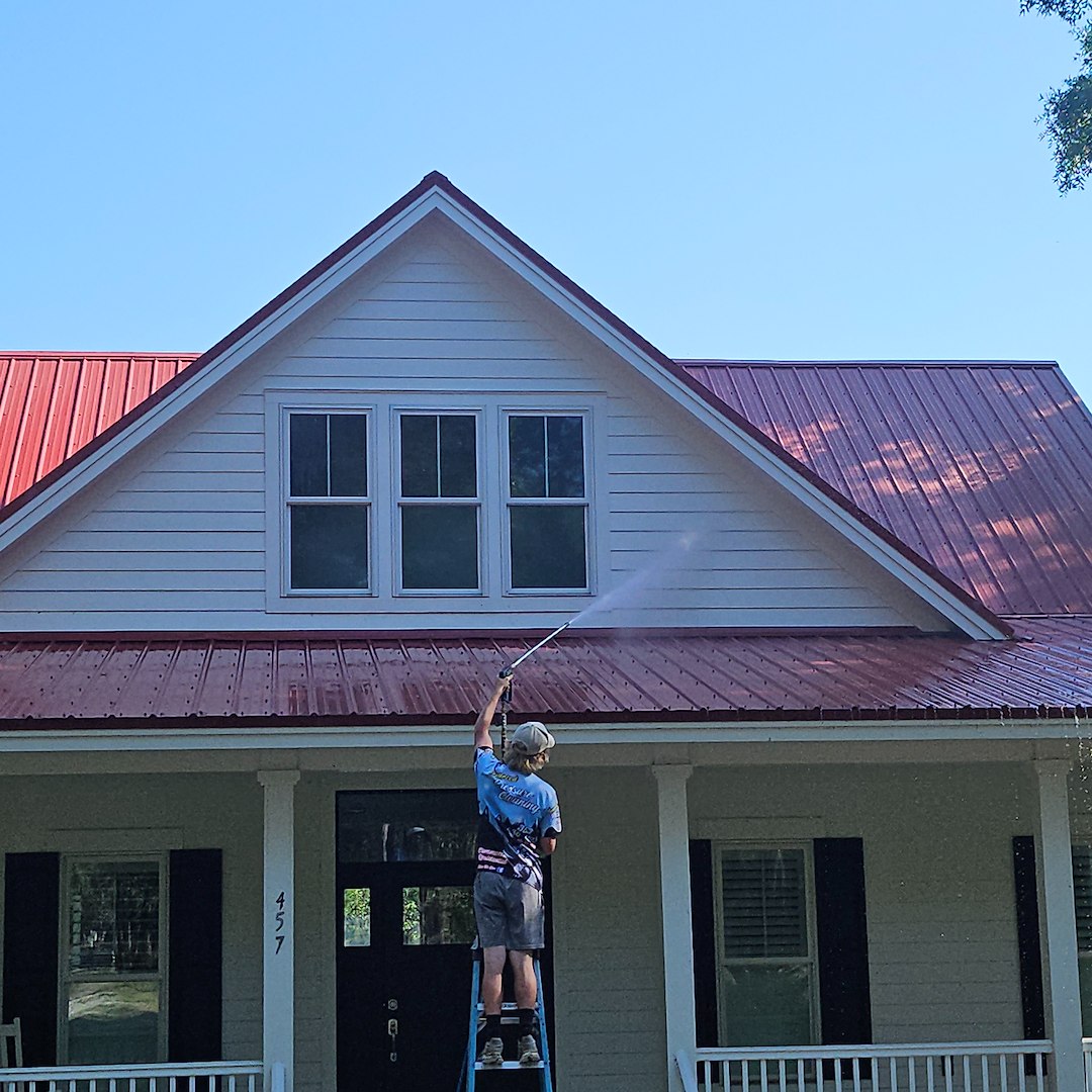 This Umatilla home was in need of a House Washing